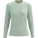 Compressport Дамска тениска Compressport Women's Performance L/S T-Shirt Running shirt - Almost Aqua / Reflective White (916-2834-0214)