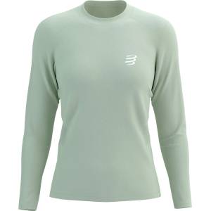 Compressport Дамска тениска Compressport Women's Performance L/S T-Shirt Running shirt - Almost Aqua / Reflective White (916-2834-0214)