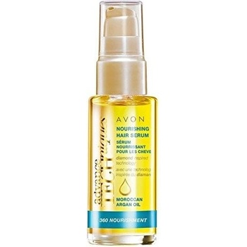 Avon Advance Techniques 360 Nourishment vyživujúce sérum na vlasy s marockým argánovým olejom 30 ml