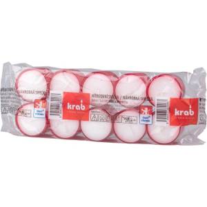 KRAB BRNO, s. r. o KRAB BRNO, s. r. o. Миниатюрни 24 г 8 часа. 10 бр. червено пресовани