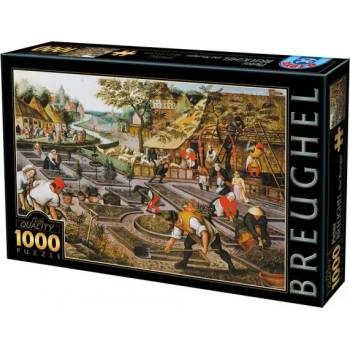 D-Toys - Puzzle Brueghel: Spring - 1 000 piese