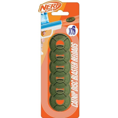 Nerf Cat penových diskov s catnipom 3,84 cm / 6 ks
