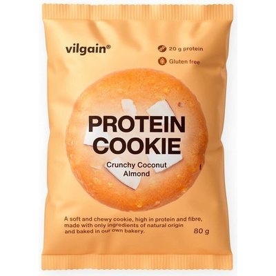 Vilgain Protein Cookie Kokos a mandle 80 g – Zboží Dáma