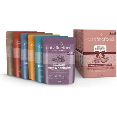 Catz Finefood Classic mix chutí 12x 85 g