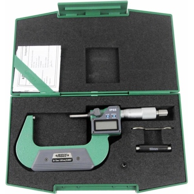 INSIZE Digitální mikrometr vnější s datovým výstupem IP65 50-75mm / 2-3"
