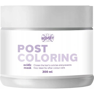 RONNEY Professional Post Coloring okysľujúca maska na vlasy 300 ml