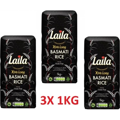 Laila Foods Xtra dlouhozrnná basmati rýže 1 kg – Zbozi.Blesk.cz