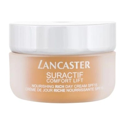 Lancaster Suractif Comfort Lift Nourishing Rich Day Cream SPF15 подхранващ крем за лице с лифтинг ефект 50 ml за жени