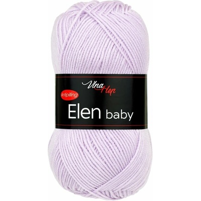 Vlna-hep Příze Elen baby 41313 lila