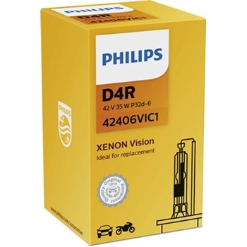 Philips Крушка, фар за дълги светлини PHILIPS D4R, 42V, 35W, 4400K, 2800lm, 1 бр