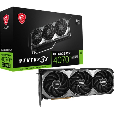MSI GeForce RTX 4070 Ti SUPER VENTUS 3X OC 16GB (912-V513-614)