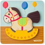 Woodyland Puzzle Baby - люлеещо се конче (91366)