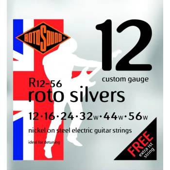 Image 1 of ROTOSOUND Струни за електрическа китара Rotosound R12-56 Silvers