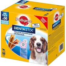 Pedigree DentaStix Daily Dental Care Fresh Dentastix x 112 + Dentastix Fresh x 56 pre malé psy 5-10 kg 168 ks