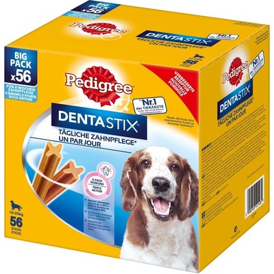 Pedigree DentaStix Daily Dental Care Fresh Dentastix x 112 + Dentastix Fresh x 56 pre malé psy 5-10 kg 168 ks
