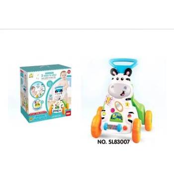 Image 1 of Moni Музикална играчка за прохождане Little Zebra 2в1