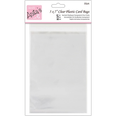 WEST DESIGN West Design Celofánové obaly na obálky 14,2 × 19,3 cm (50 ks)