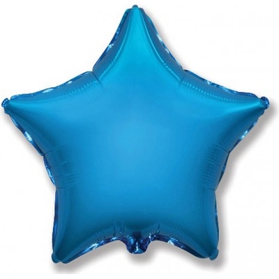 Flexmetal Fóliový balón hviezda modrá 45 cm