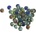 Goki Игрален комплект Goki - Стъклени топчета котешко око, 50 броя (GM150)