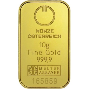 Münze Österreich Kinebar zlatá tehlička 10 g