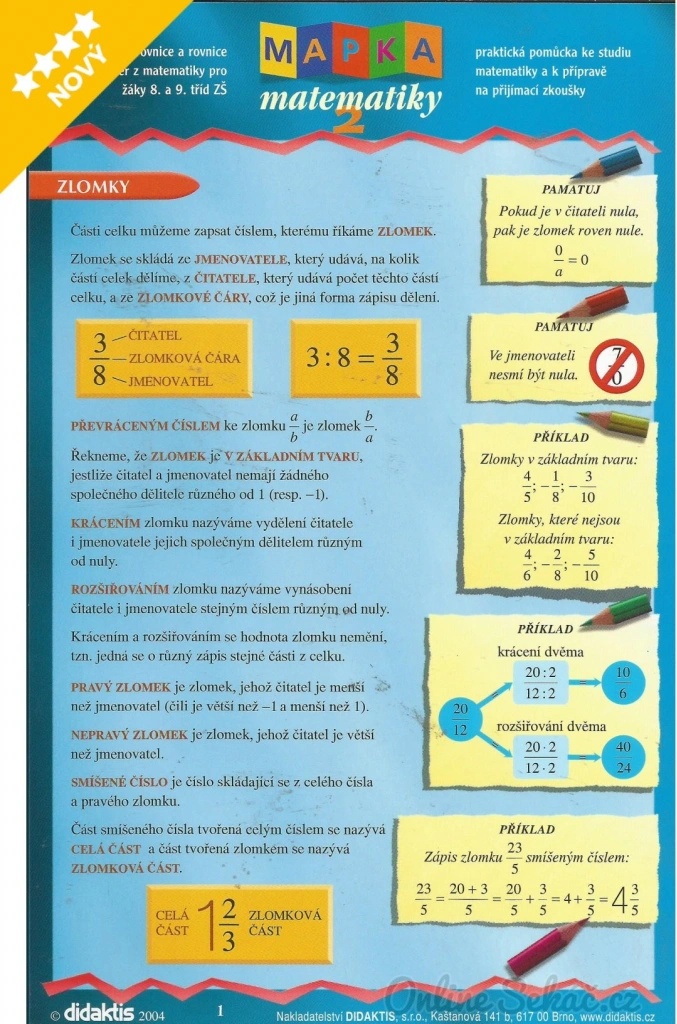 Mapka matematiky 2.díl