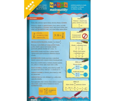 Mapka matematiky 2.díl