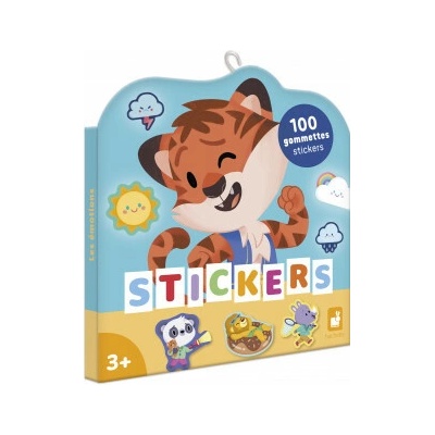 Janod Stickers samolepky emócie 100 ks