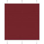 vidaXL Плисирана щора Бордо червено 120x150 cm Ширина на плата 119, 4cm (4015249)