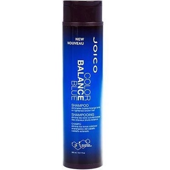 Joico Color Balance Blue Shampoo šampon pro přírodní a zesvětlené hnědé vlasy 300 ml