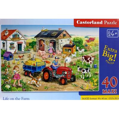 Castorland Život na farmě 40 dílků