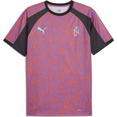Puma pánske futbalové tričko NEYMAR JR CREATIVITY JERSEY fialová oranžová tyrkysová
