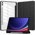 Tech-Protect Калъф за Samsung Tab S10 Lite/ S10 FE/ S9, Tech-Protect Trifold Slim Hybrid Case, Черен (9319456604061)