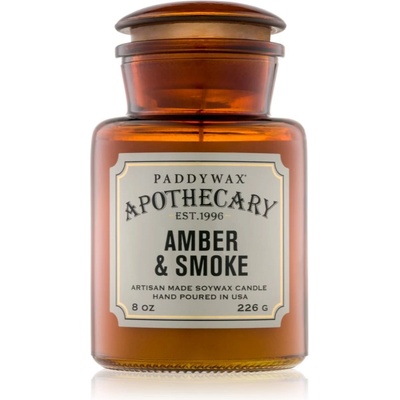 Paddywax Apothecary Amber & Smoke ароматна свещ 226 гр