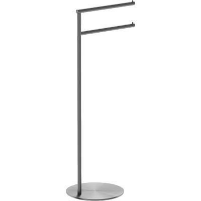 Mexen Loop стояща стойка за кърпи, четкащ пистолетен сив - 70A71097-66 (70A71097-66)