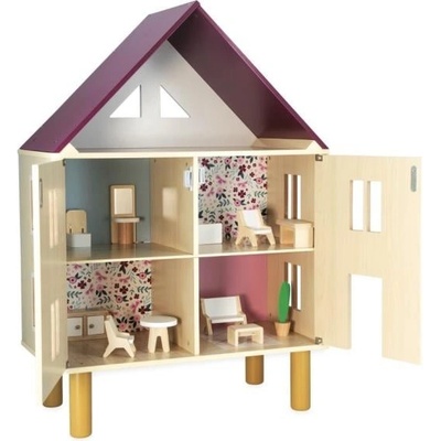 Janod Дървена къща за кукли Twist