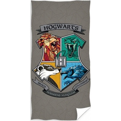 Carbotex detská osuška Harry Potter Erb Lycea Hogwarts 70x140 cm