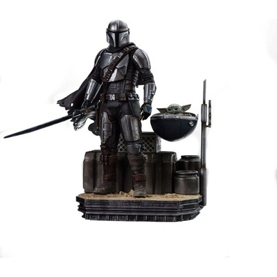 Iron Studios Star Wars Din Djarin a Grogu
