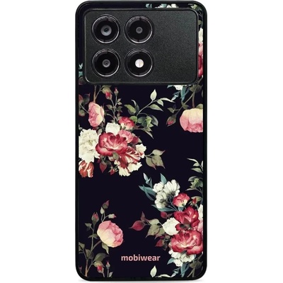 Mobiwear Glossy - Xiaomi Poco X6 Pro 5G - G040G - Růže na černé