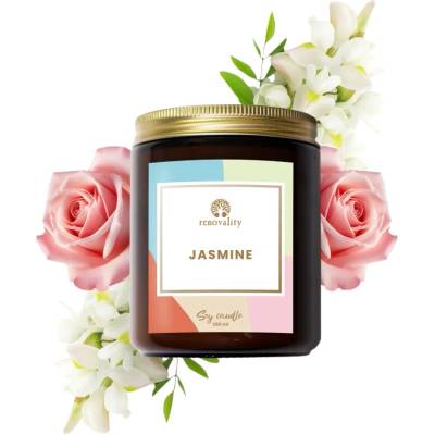 Renovality Handmade Soy Candle Jazmín 250 ml