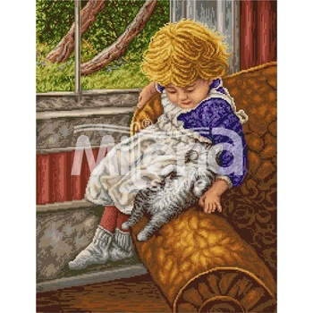 Milena Style Блаженство - гоблен със схема конци dmc 1: 1