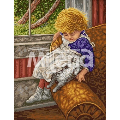 Milena Style Блаженство - гоблен със схема конци dmc 1: 1