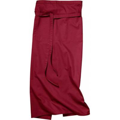 CG Workwear Gastro zástěra Roma odolná proti pomačkání 100 x 100 cm třešňová 100 x 100 cm CGW1260
