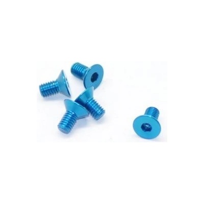 Arrowmax Alu Screw Allen Countersunk M3X6 Blue 7075 5 AM-14CS3006-B