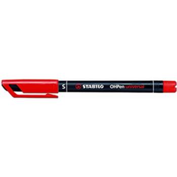 STABILO Алкохолен маркер 0, 4 мм, STABILO "OHPen S", червен 841/40 (841/40)