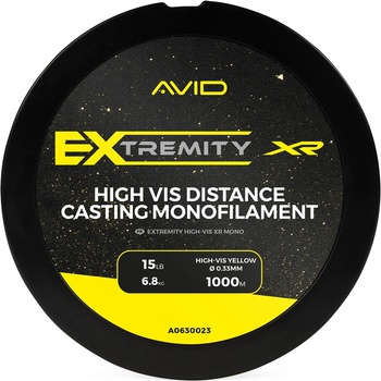 Avid Carp Vlasec Extremity Hi-Vis XR Mono 1000 m 0,30 mm 5,9 kg