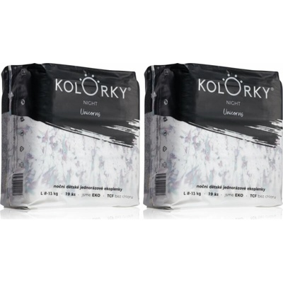 Kolorky Night EKO 2x2x19 ks