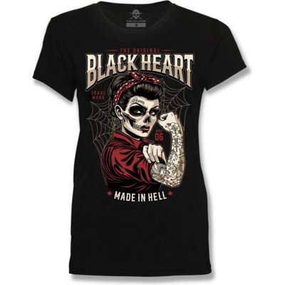 tričko BLACK HEART LINDA Čierna