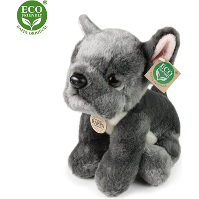 Rappa Плюшено Куче Сив френски булдог, седящо, 26 см. , серия Еко приятели (208926)