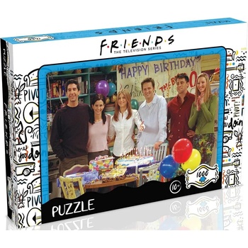 Winning Moves Пъзел Winning Moves от 1000 части - Приятели, рожден ден (WM00940)