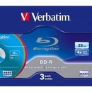 Médiá na napaľovanie Verbatim BD-R 25GB 4x, 3ks